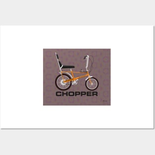 Raleigh Chopper MK1, Pumpkin Orange Posters and Art